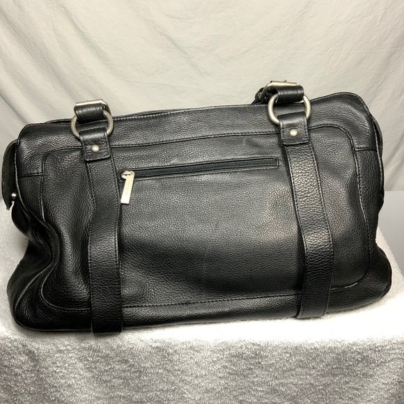 NWT - Frederic T of Paris Black Leather Satchel - Picture 3 of 16